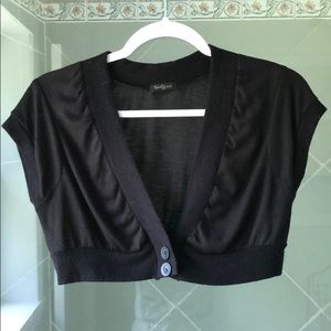 Forever 21 black bolero jacket.